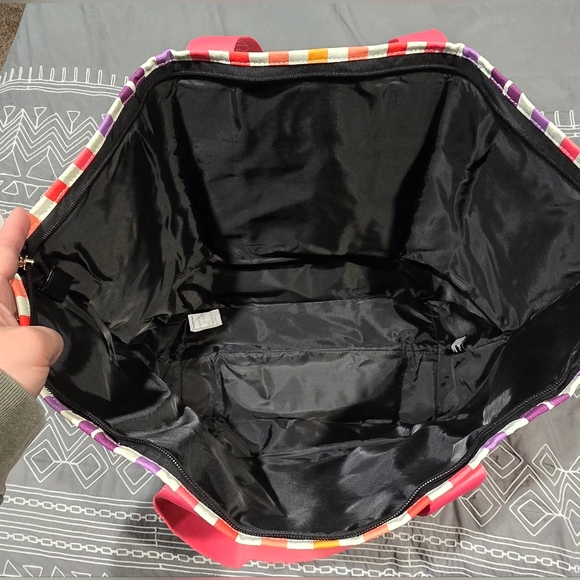 Victoria's Secret Multicolored Striped Beach Tote - Picture 5 of 6